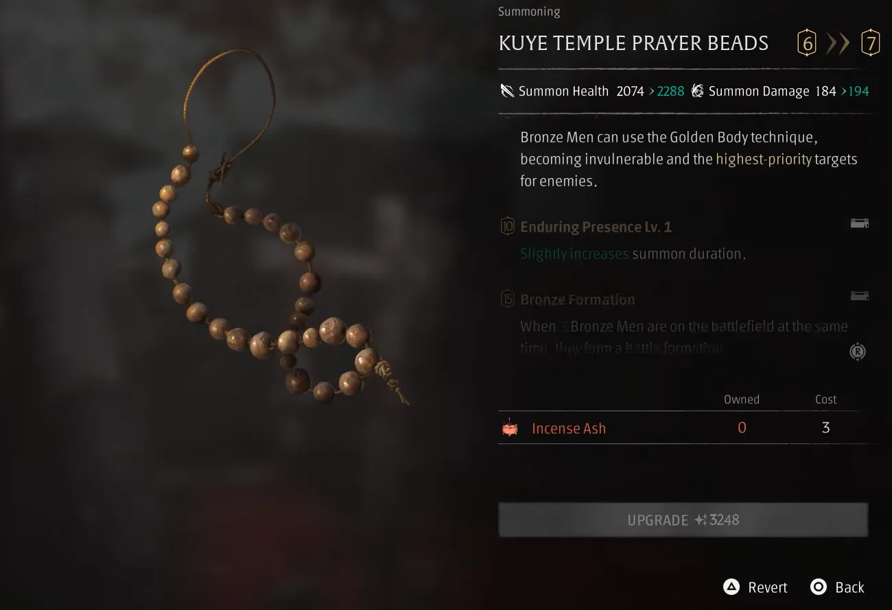 Kuye Temple Prayer Beads: Phantom Blade Zero Phantom Edge